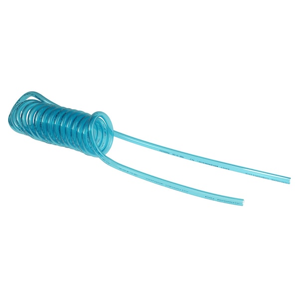 Flexcoil 0.160 ID x 30 ft No Fittings Transparent Blue
